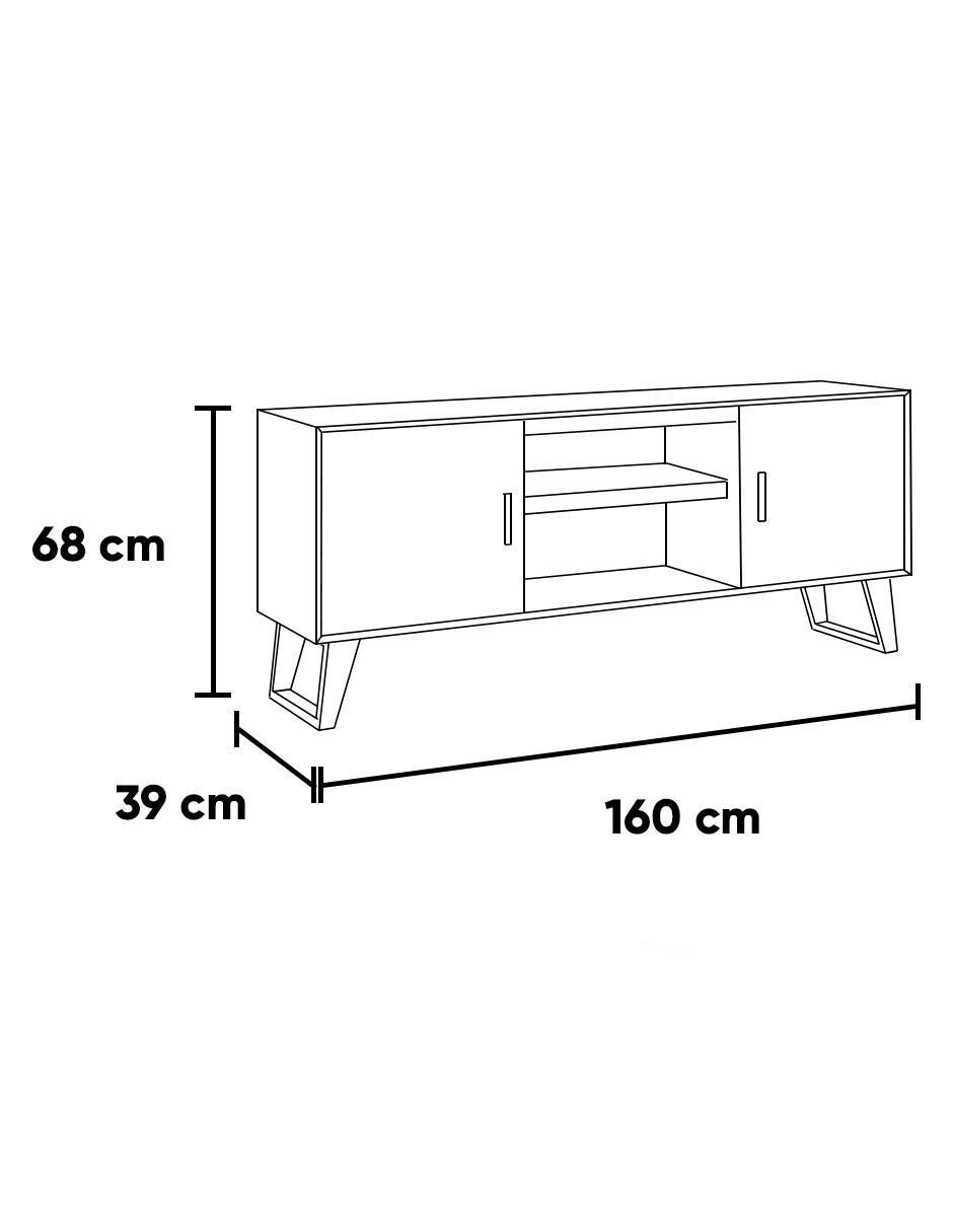 Mueble de TV armable de MDF 5