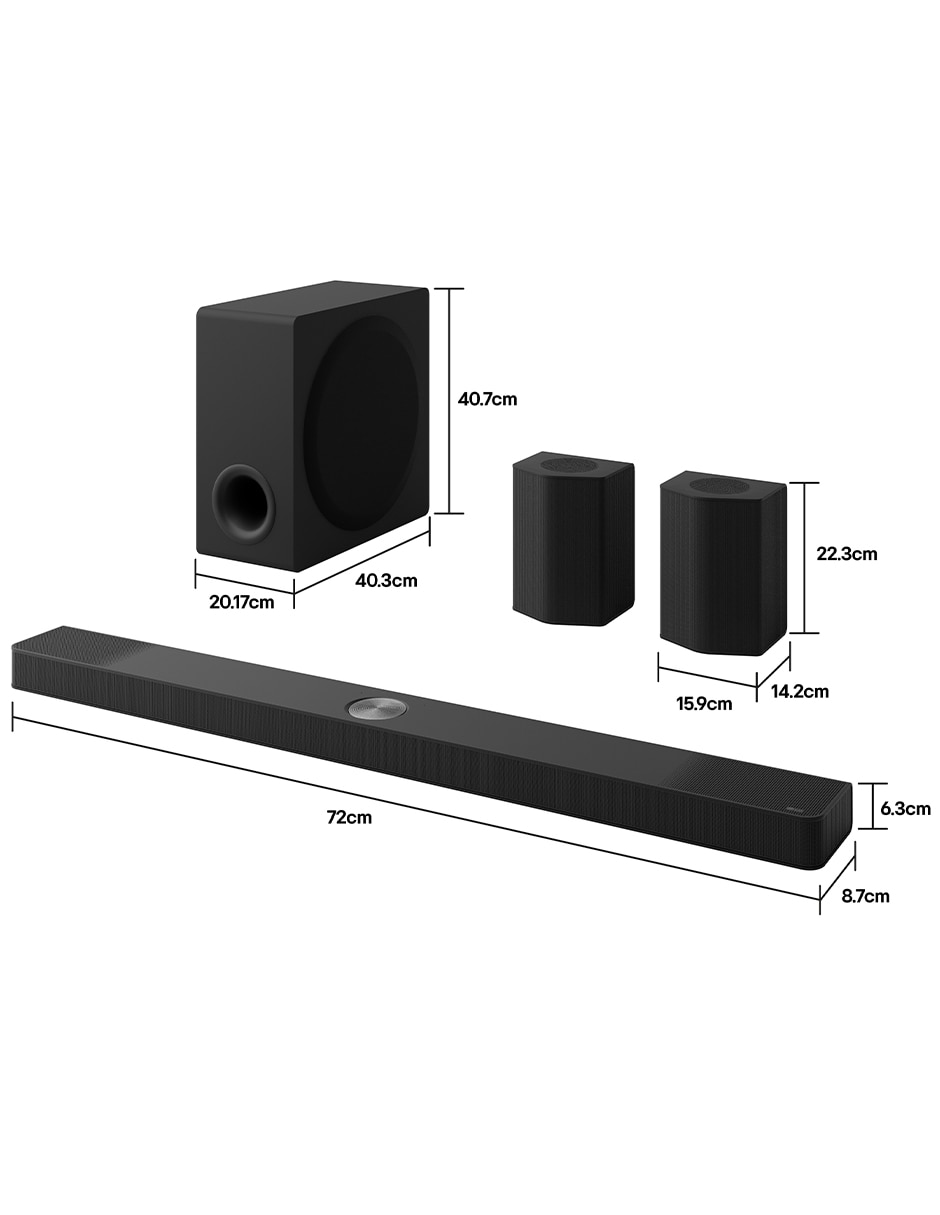 Barra de sonido S95Tr con subwoofer 11