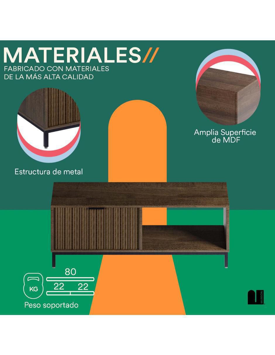 Mueble de TV armable de MDF 4