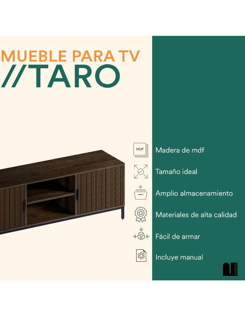 Mueble de TV armable de MDF 5