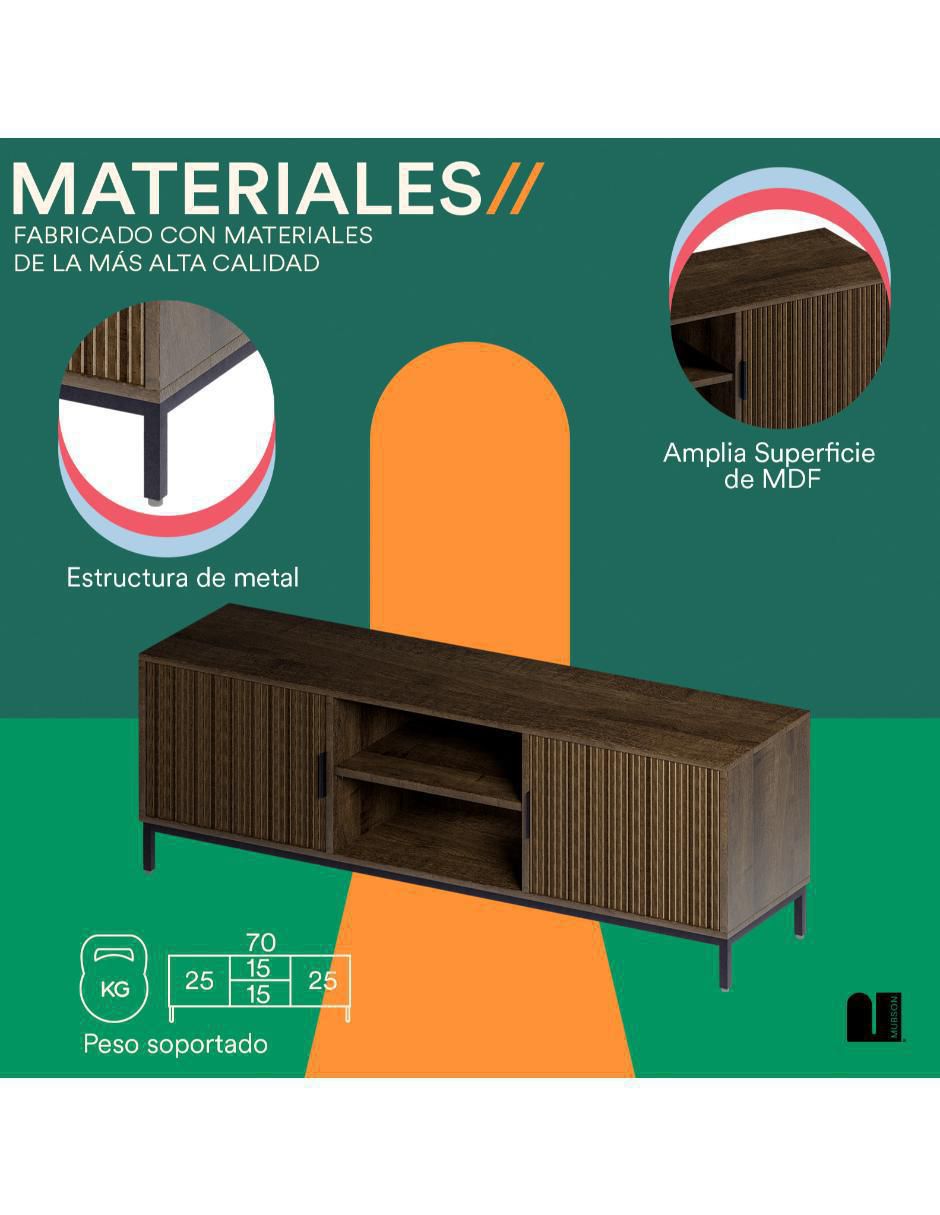 Mueble de TV armable de MDF 4