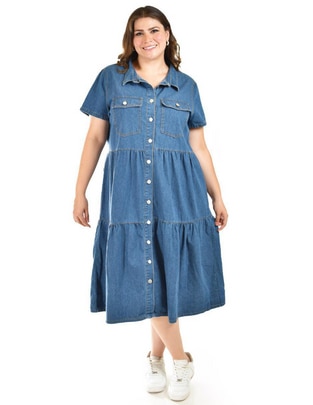 Vestido midi casual para mujer