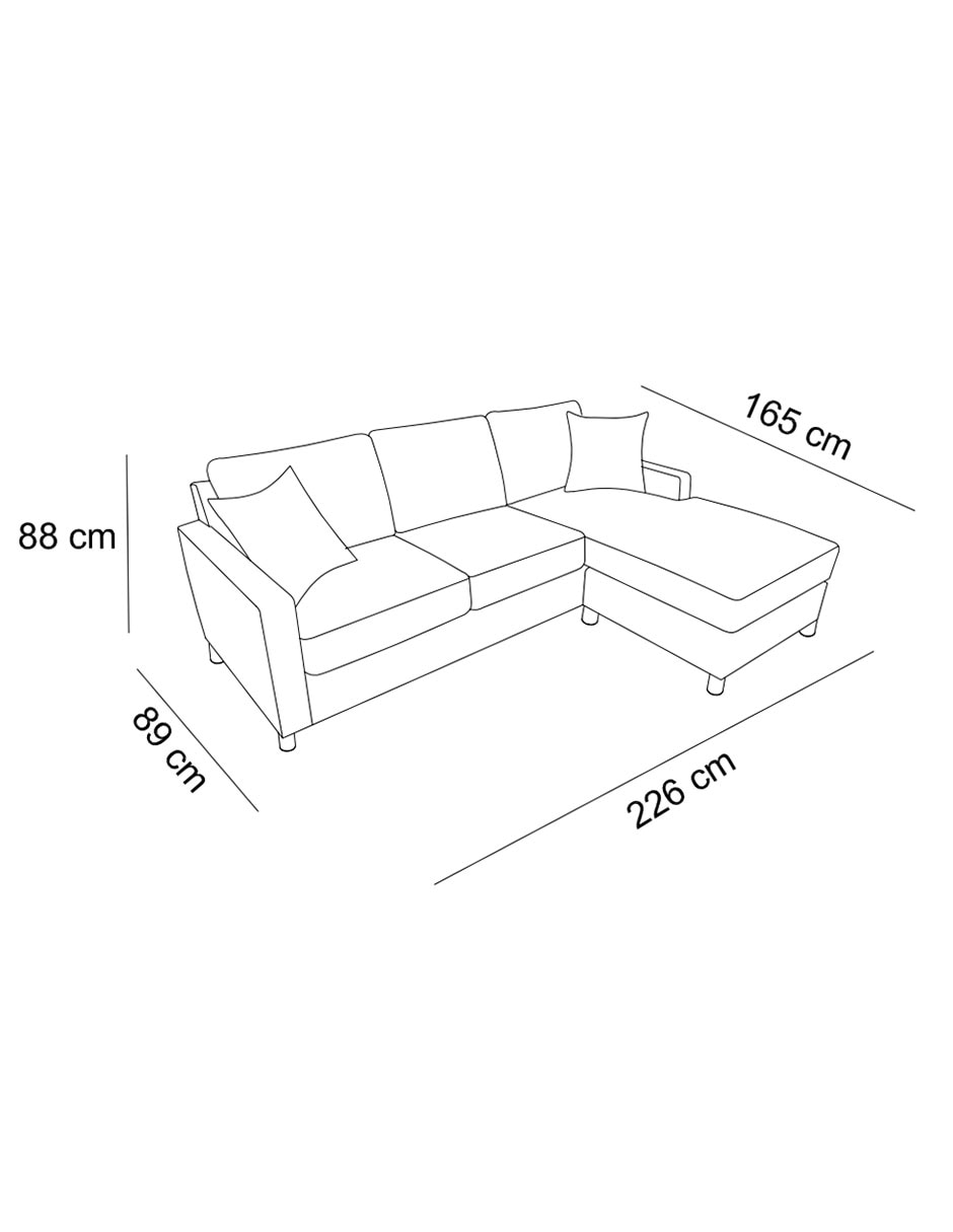 Sala modular Keaton de madera 6