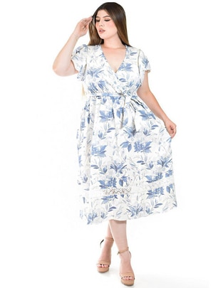 Vestido midi casual para mujer Vestido midi casual para mujer
