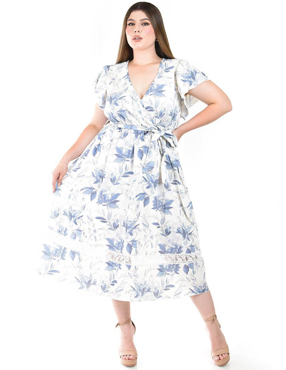 Vestido midi casual para mujer