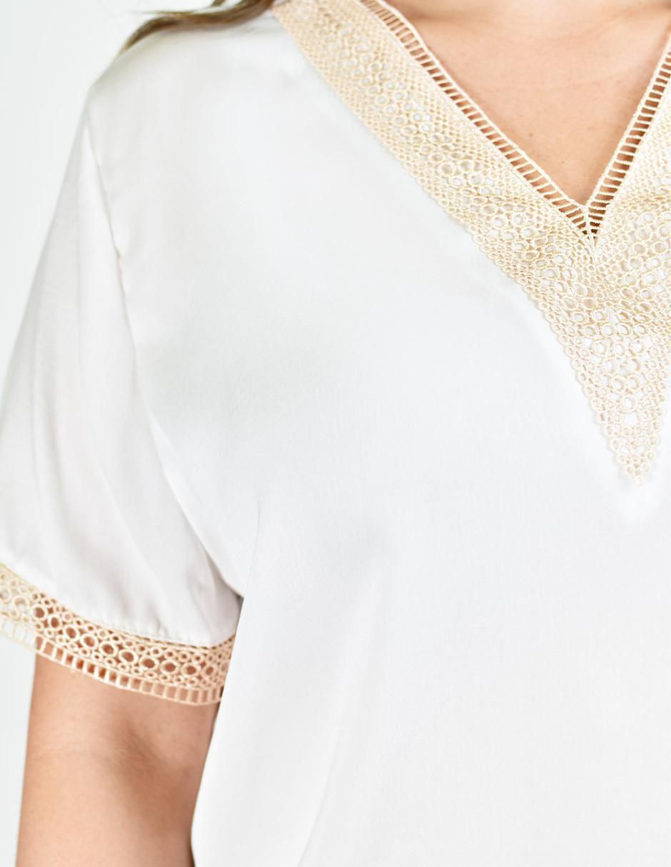 Blusa manga corta para mujer 10