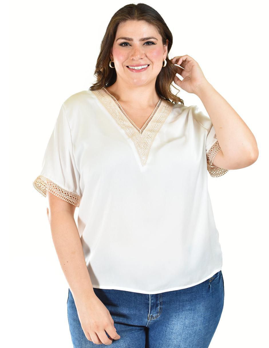 Blusa manga corta para mujer 11