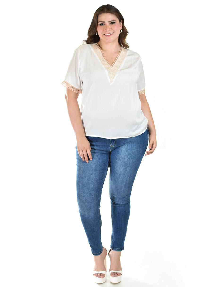 Blusa manga corta para mujer 12