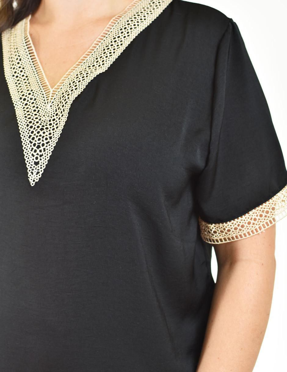Blusa manga corta para mujer 10