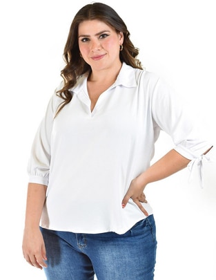 Blusa manga 3/4 para mujer 1