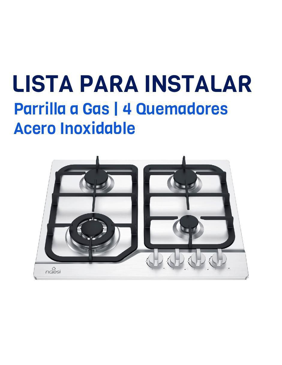 Parrilla a gas lp empotrable Naesi