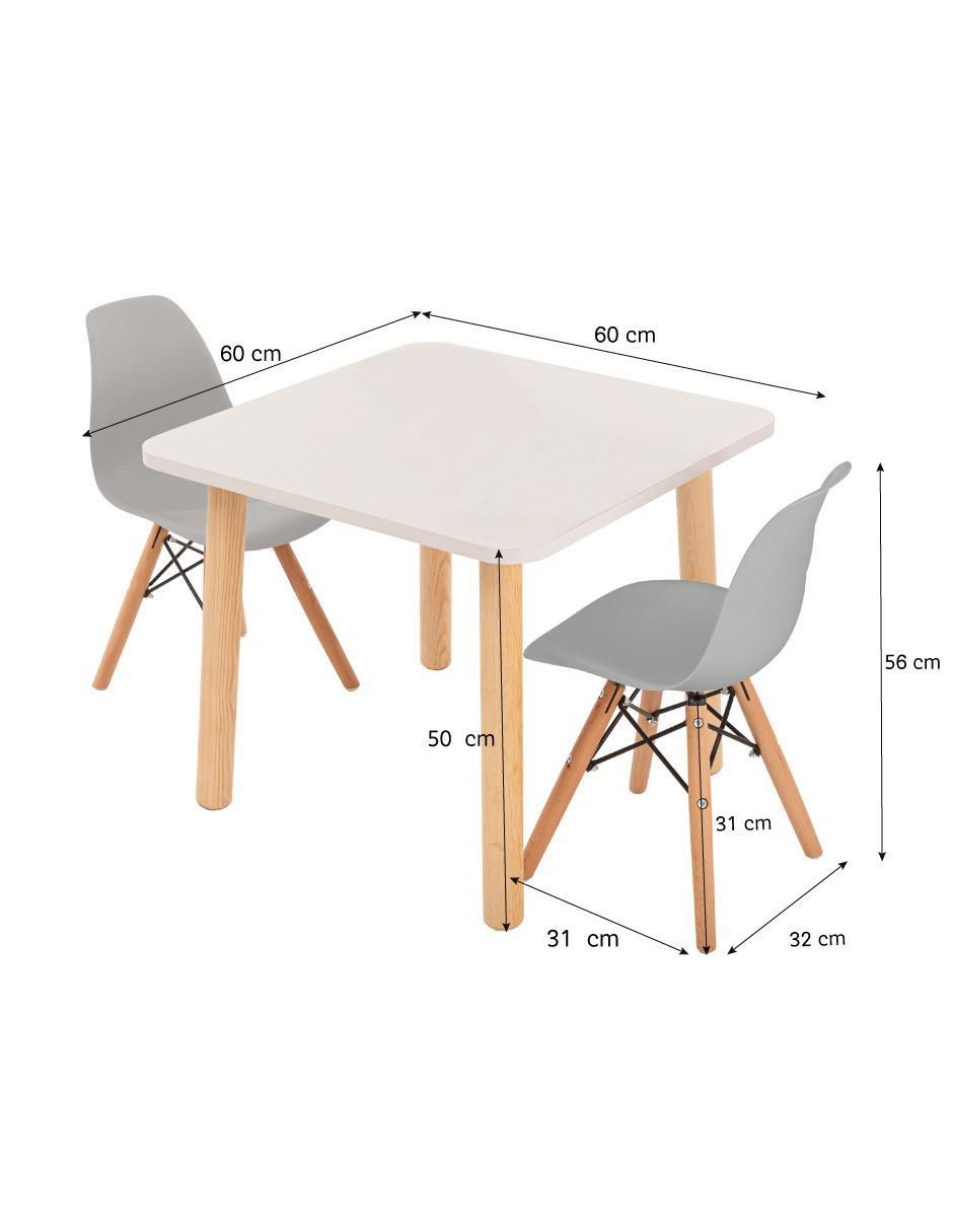 Mesa con silla armable kids 4