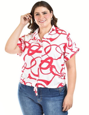 Blusa manga corta para mujer 1