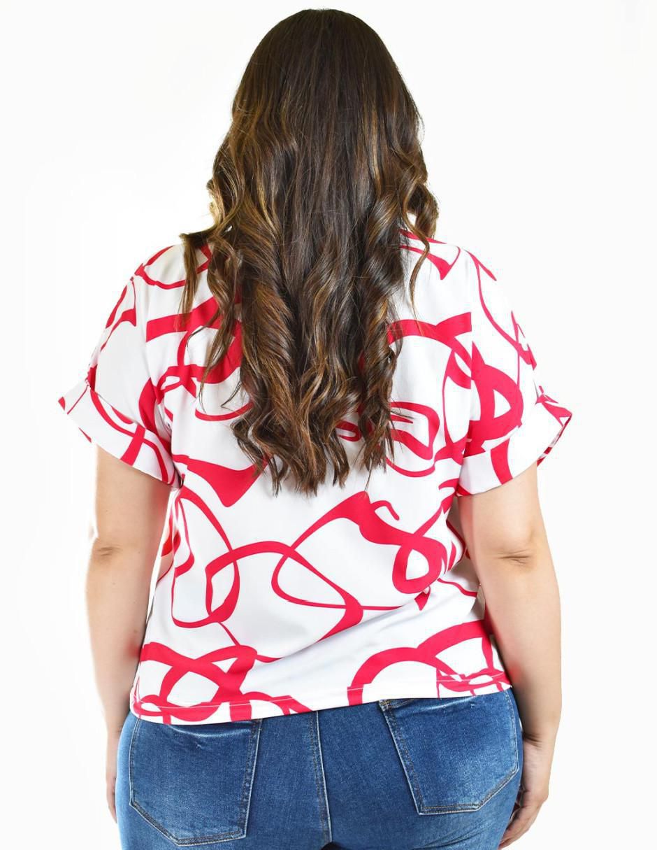 Blusa manga corta para mujer 8