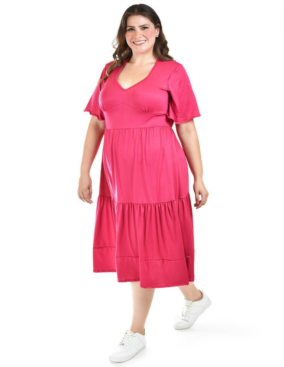 Vestido midi casual para mujer