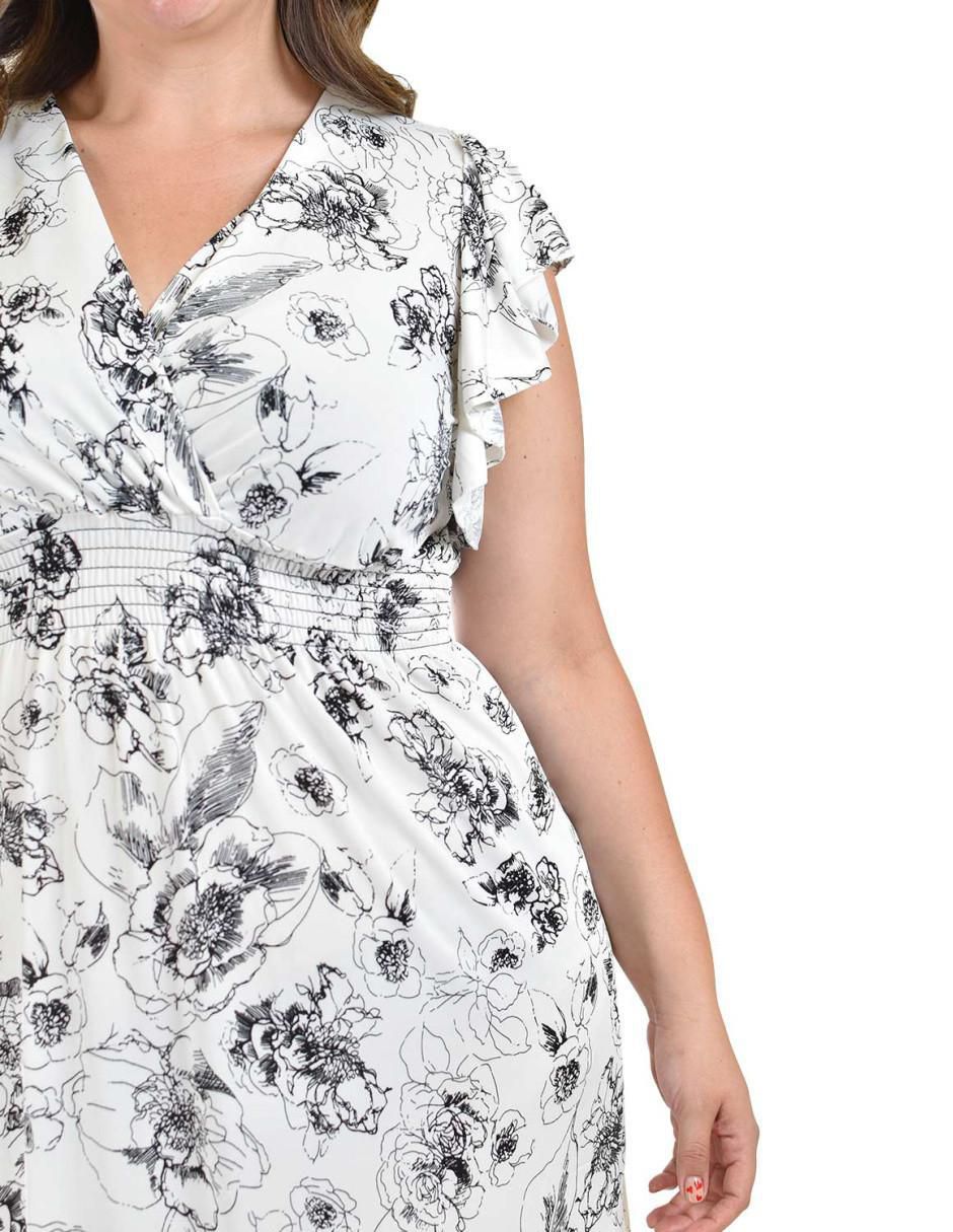 Vestido a la rodilla casual para mujer 4