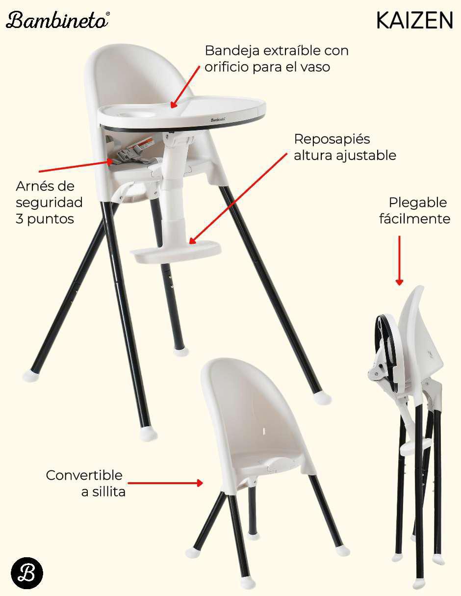 Silla alta Bambineto Kaizen