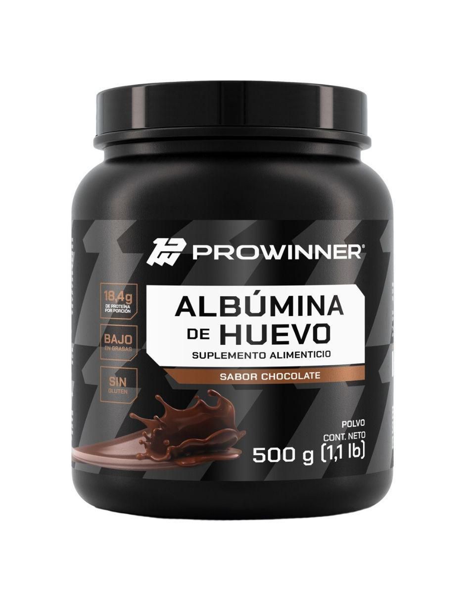 Suplemento Albumina de huevo ProWinner sabor chocolate de 500 g Suplemento Albumina de huevo ProWinner sabor chocolate de 500 g
