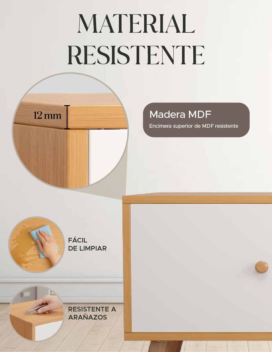 Mueble de TV armable Pido Todo de MDF