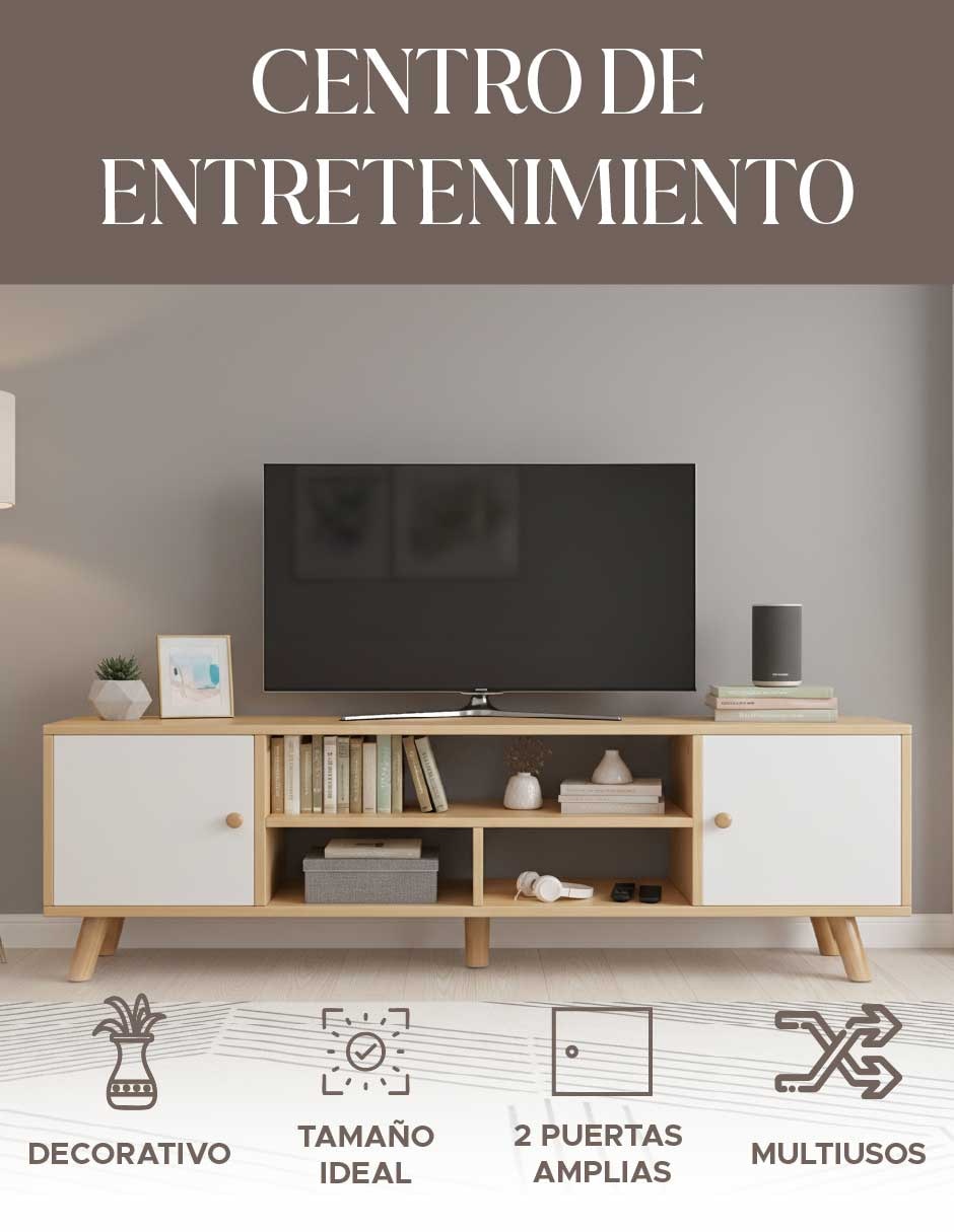 Mueble de TV armable Pido Todo de MDF