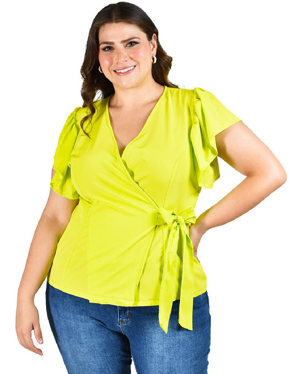 Blusa manga corta para mujer 11