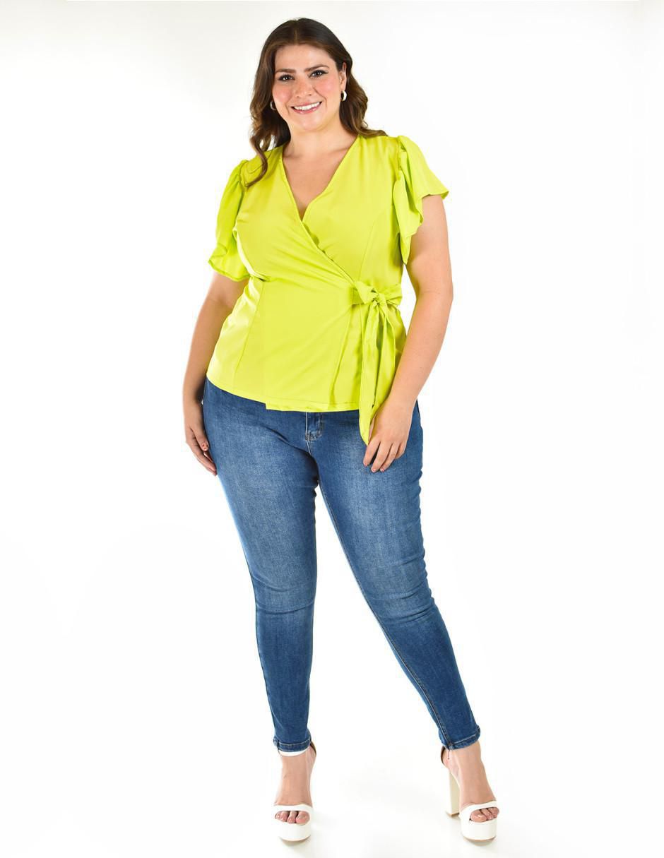 Blusa manga corta para mujer 12