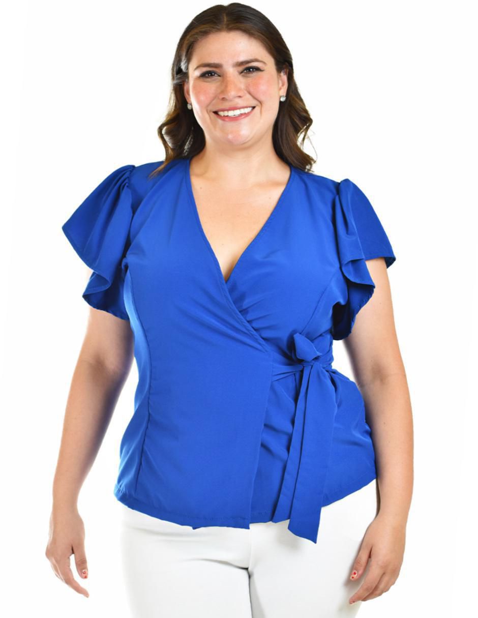 Blusa manga corta para mujer 11