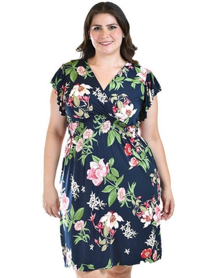 Vestido arriba rodilla casual para mujer