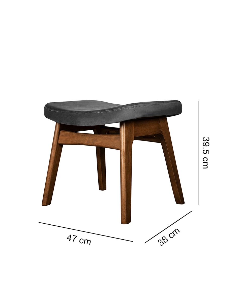 Taburete Boris de madera 6