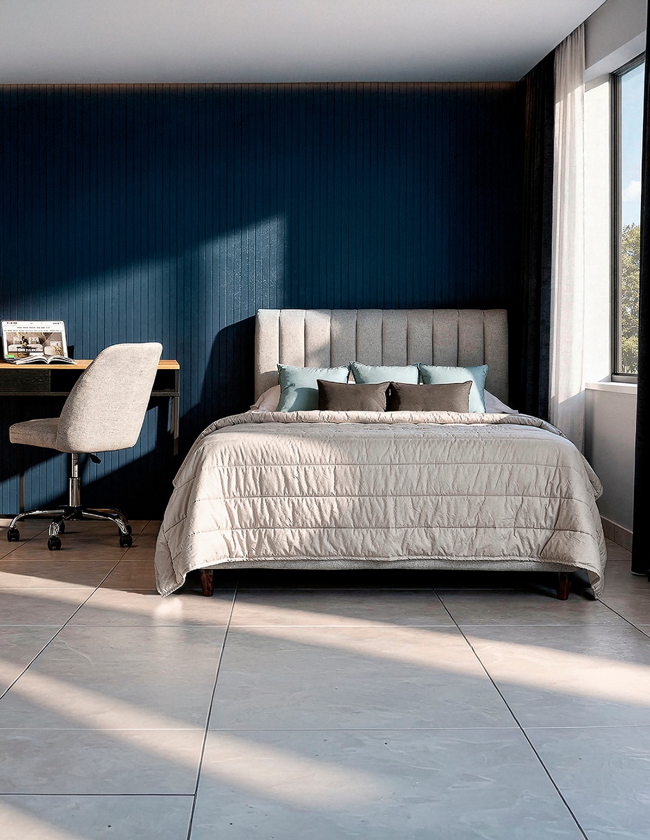 Cama small spaces de madera