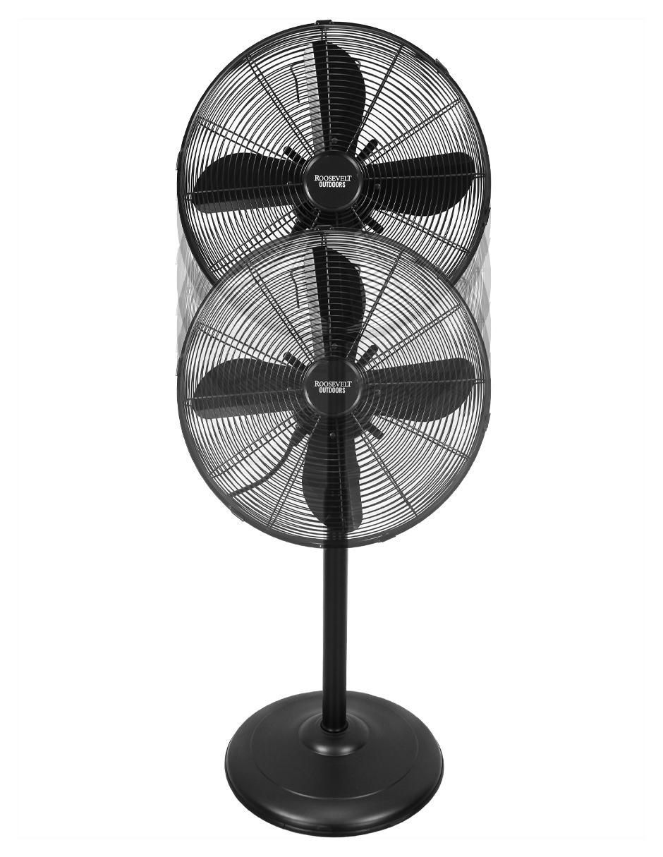 VENTILADOR DE PEDESTAL 2403 036, NEGROE 3