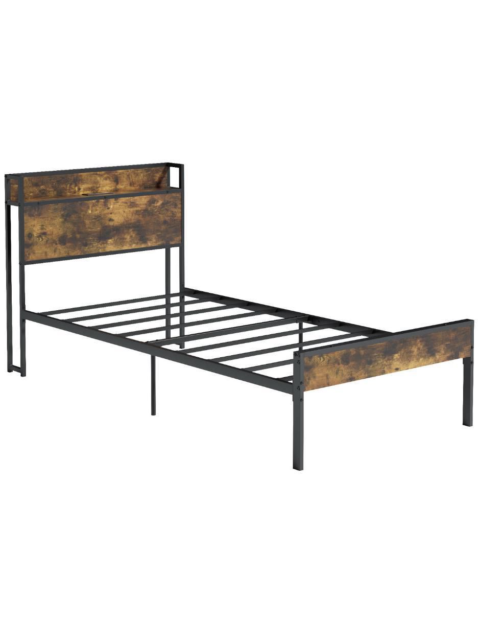 Cama Nami Twin de metal individual 1