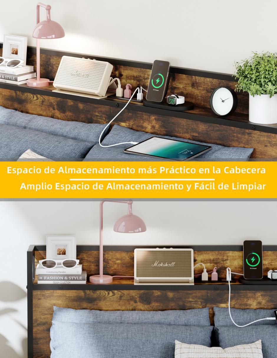 Cama Nami Twin de metal individual 9