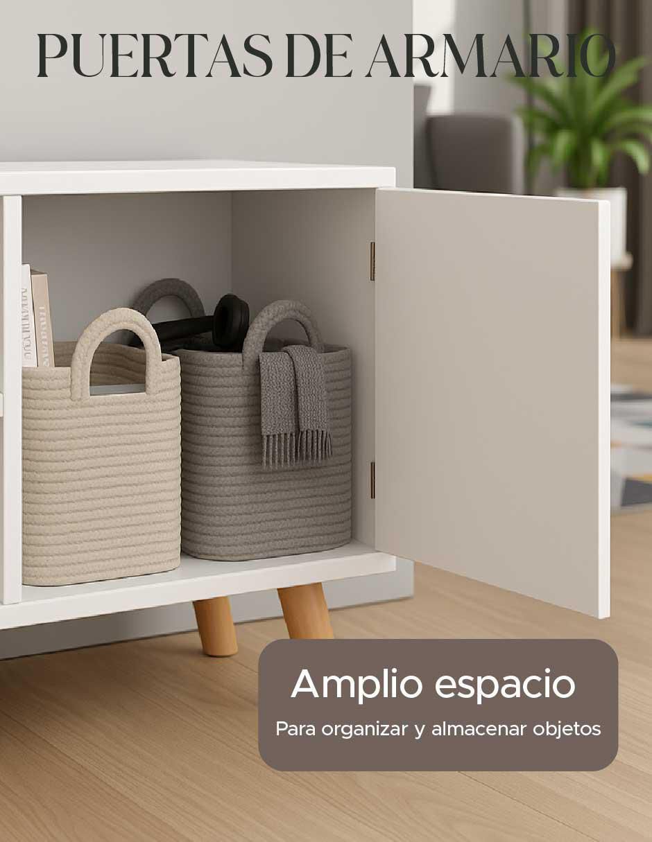 Mueble de TV armable de MDF