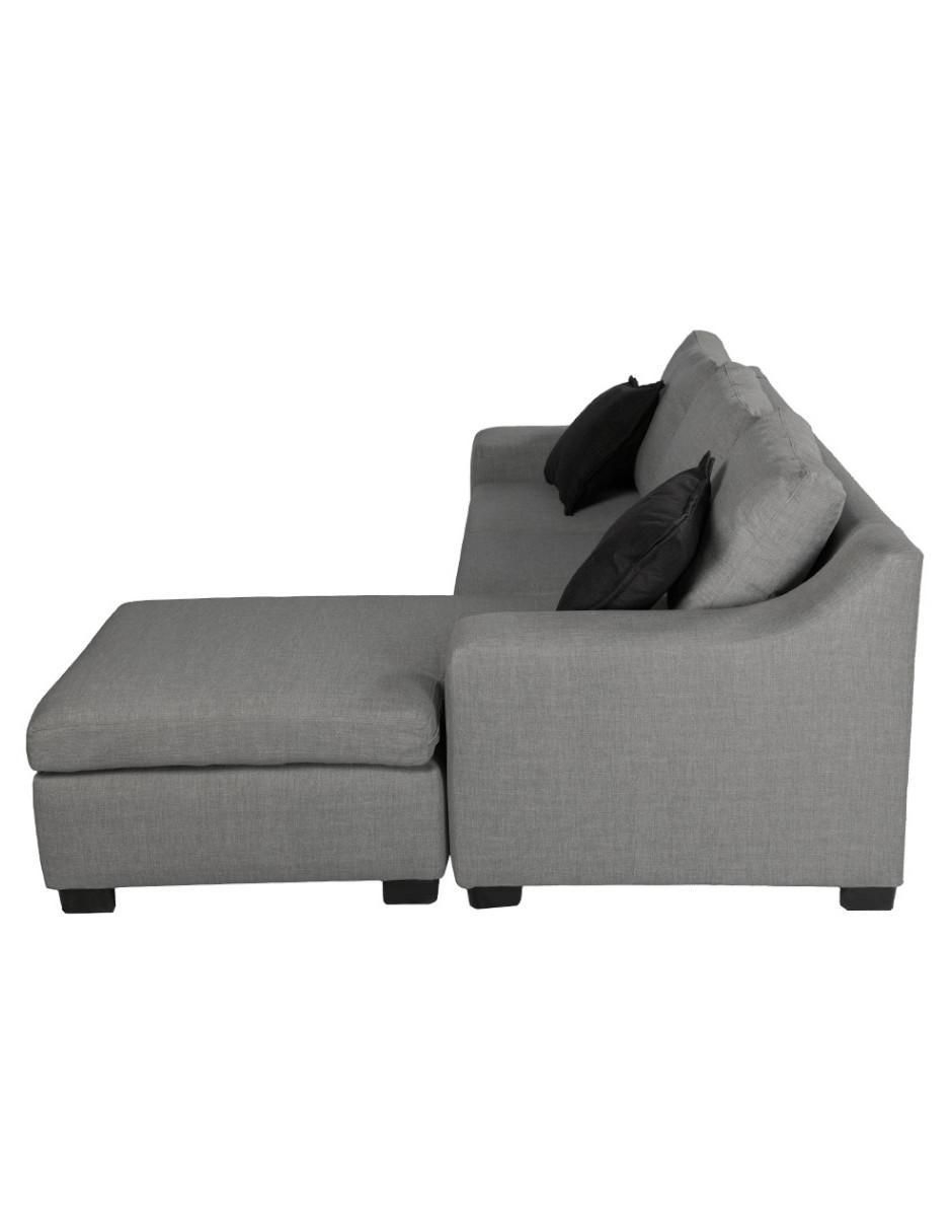 Chaise lounge Lyra de tela 5