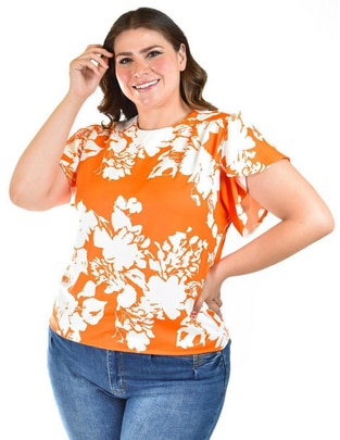 Blusa manga corta para mujer 1