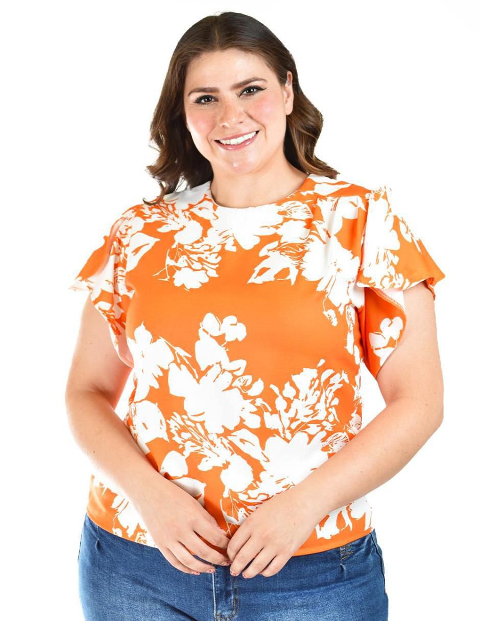 Blusa manga corta para mujer 11