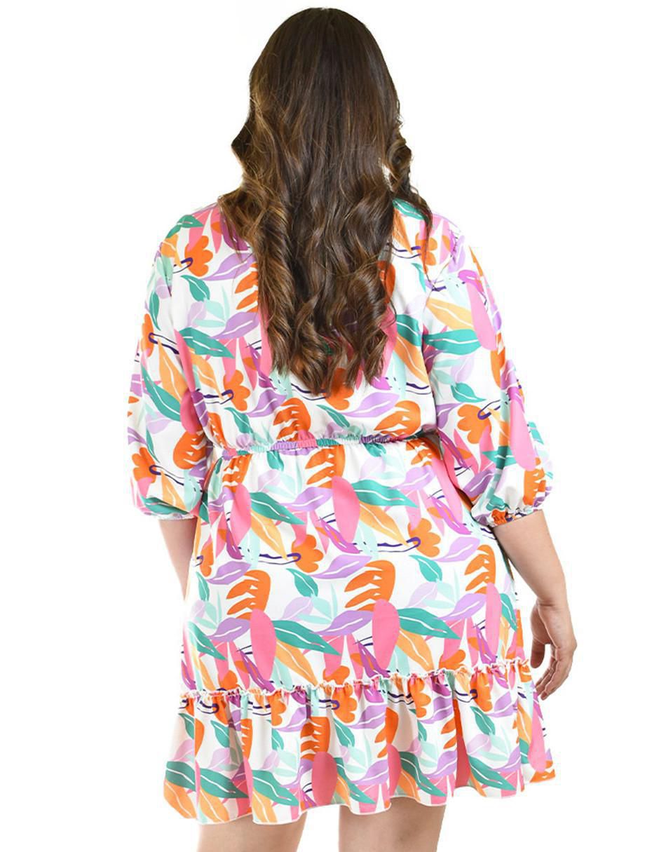 Vestido arriba rodilla casual para mujer 5