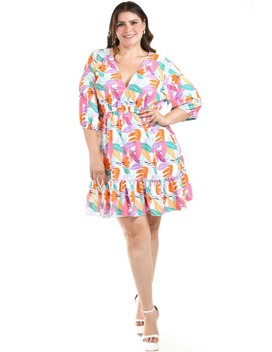 Vestido arriba rodilla casual para mujer 7