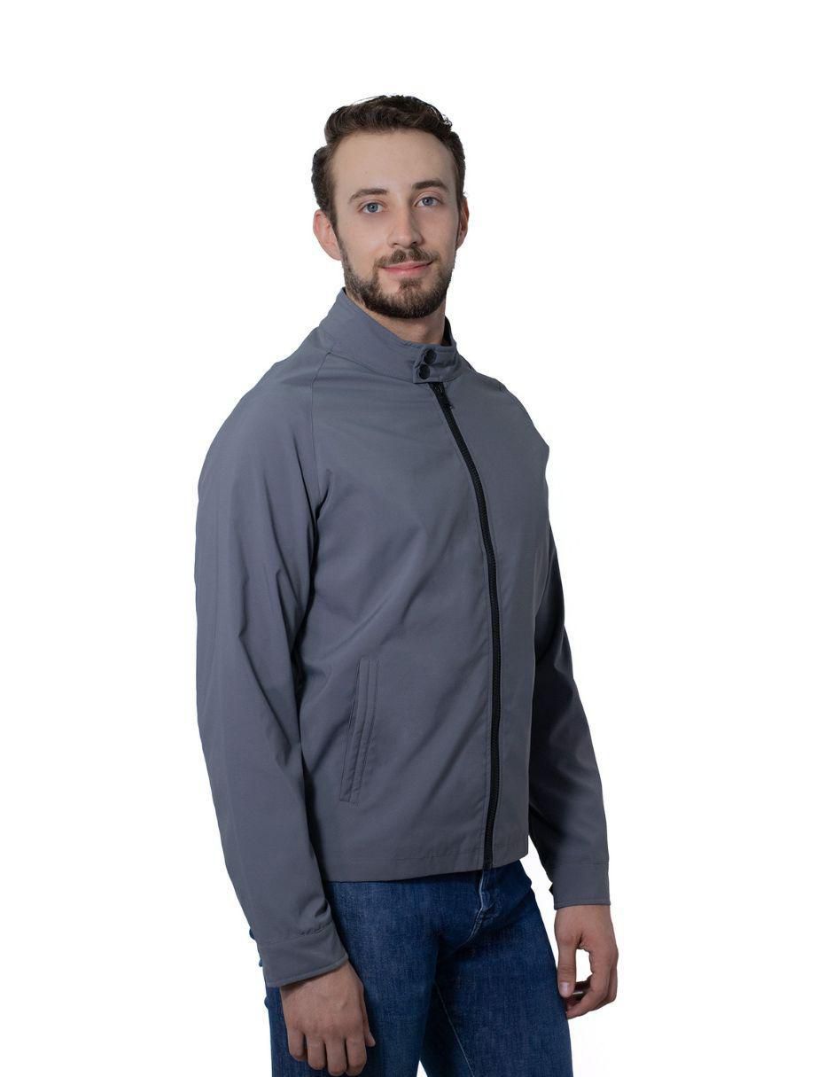 Chamarra casual con bolsillos para hombre 5