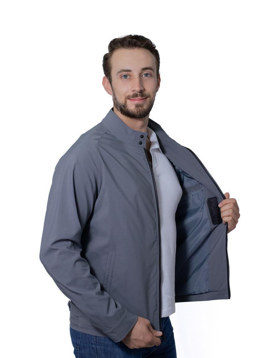 Chamarra casual con bolsillos para hombre 3