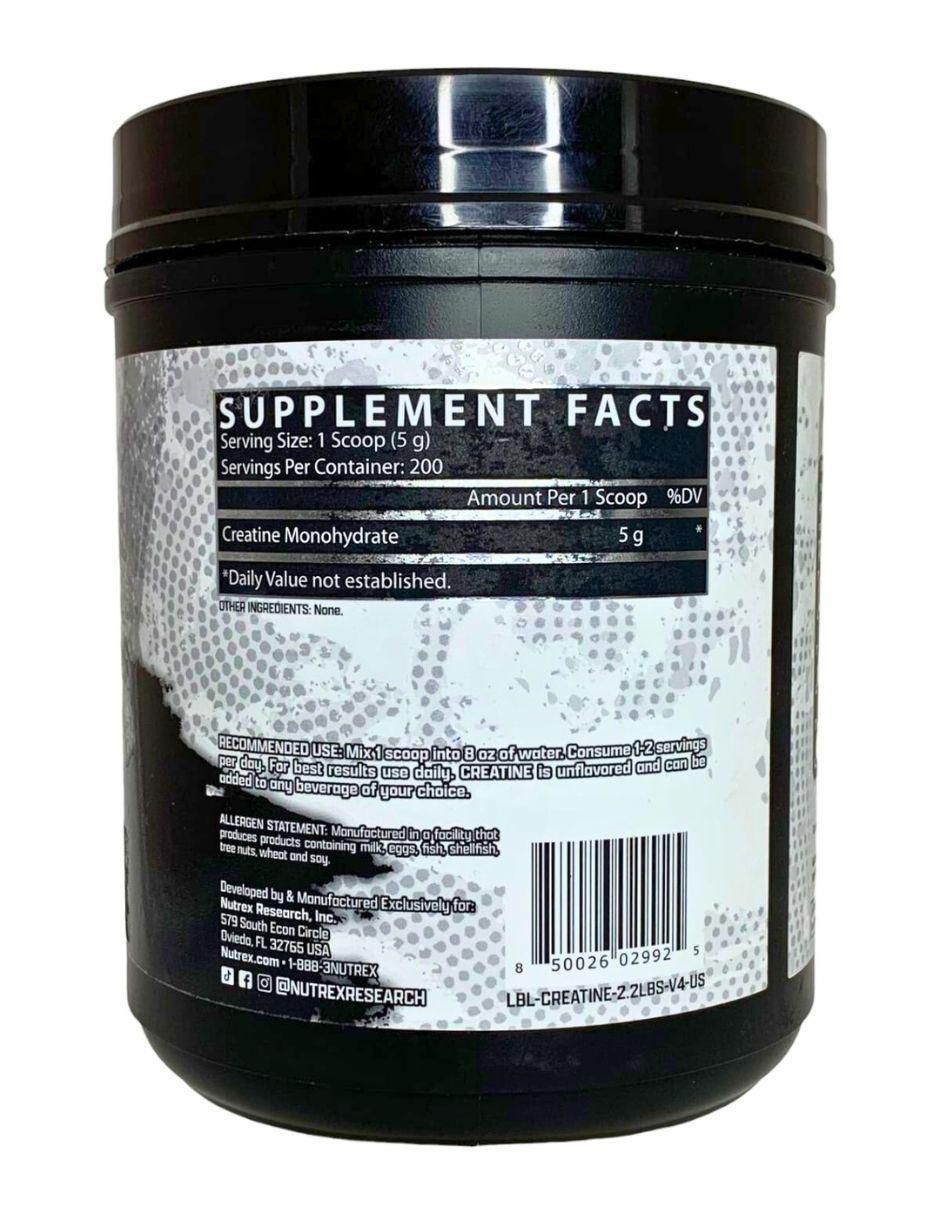 Creatina sabor natural de 1 kg