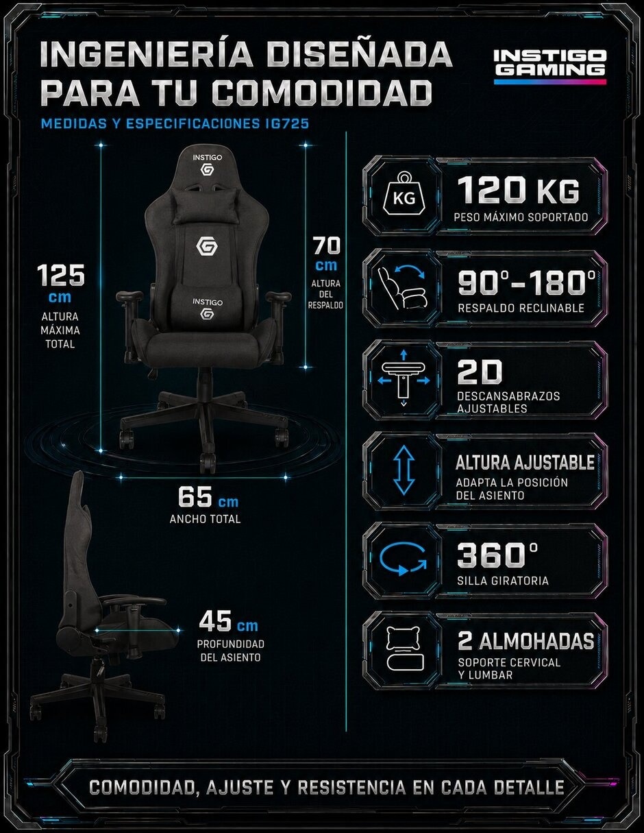 Silla gamer Fresh Instigo