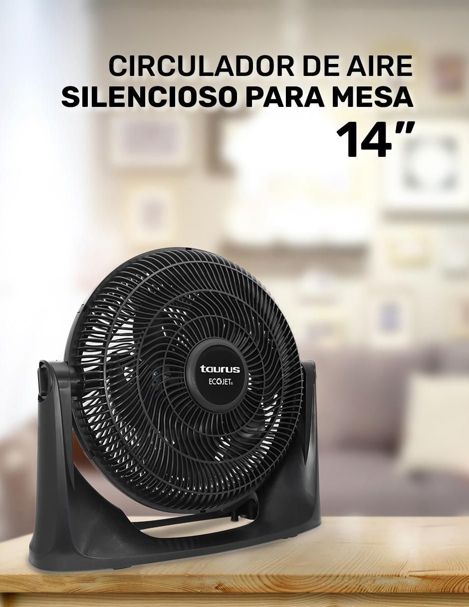 VENTILADOR DE PISO TURBINE 14" , NEGRO 2