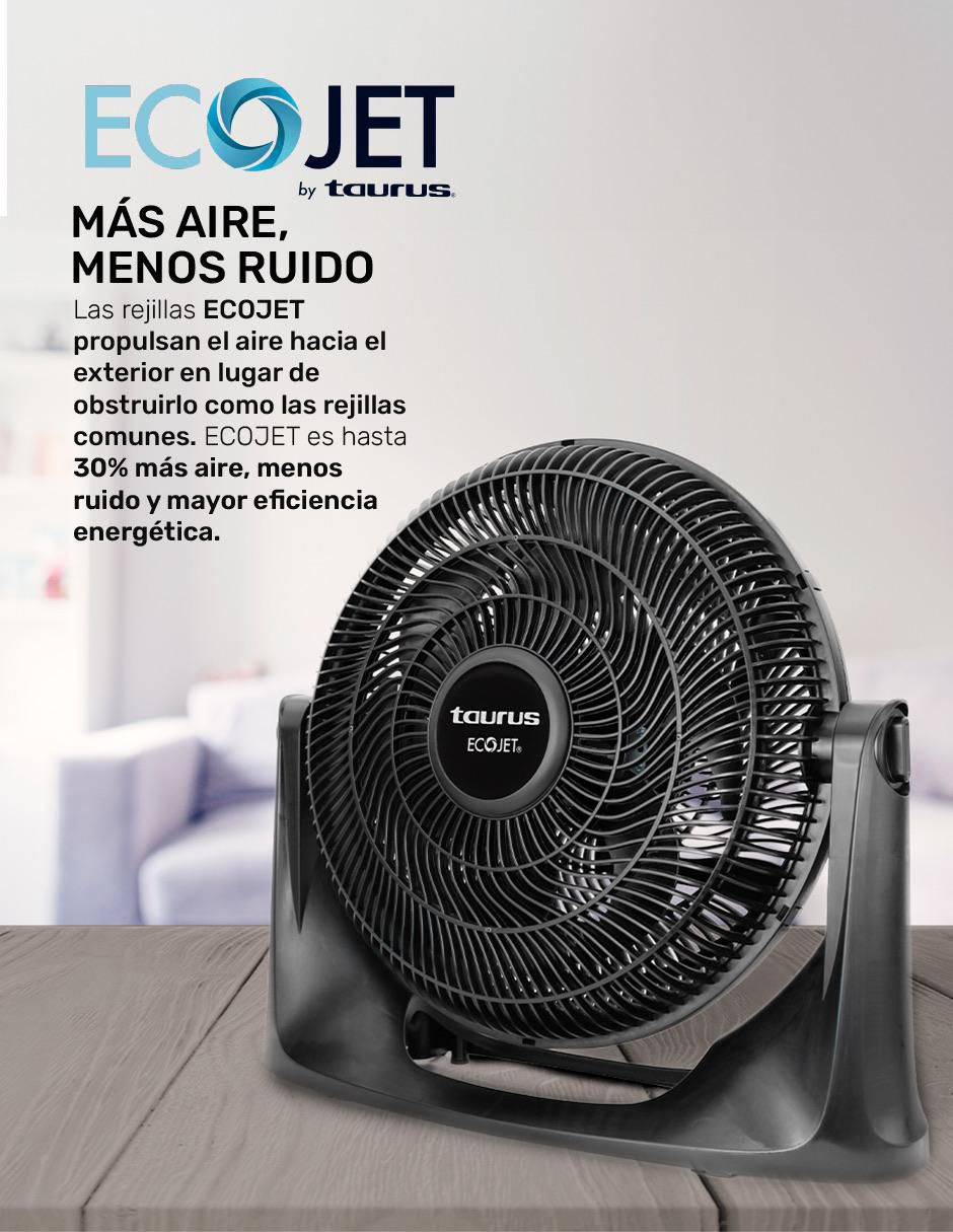 VENTILADOR DE PISO TURBINE 14" , NEGRO 4