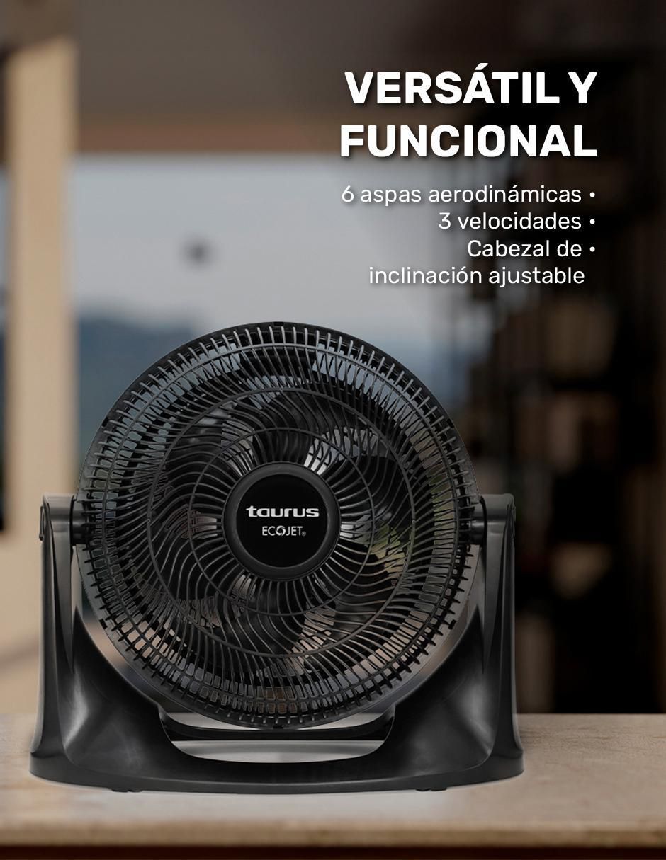 VENTILADOR DE PISO TURBINE 14" , NEGRO 6