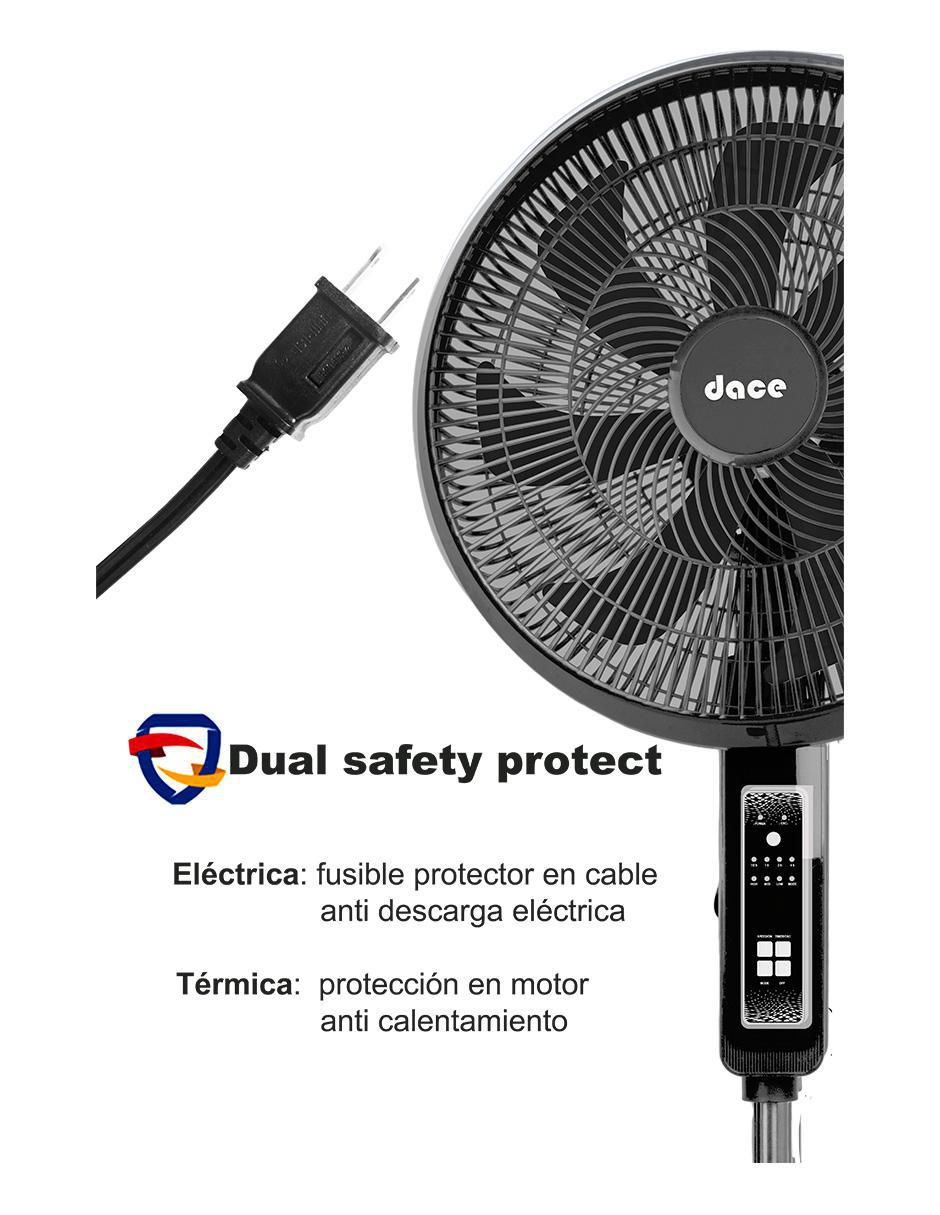 VENTILADOR 16 PULGADAS PEDESTAL DACE CON