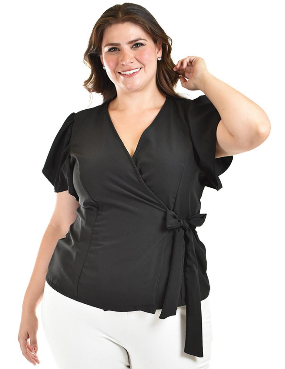 Blusa manga corta para mujer 11