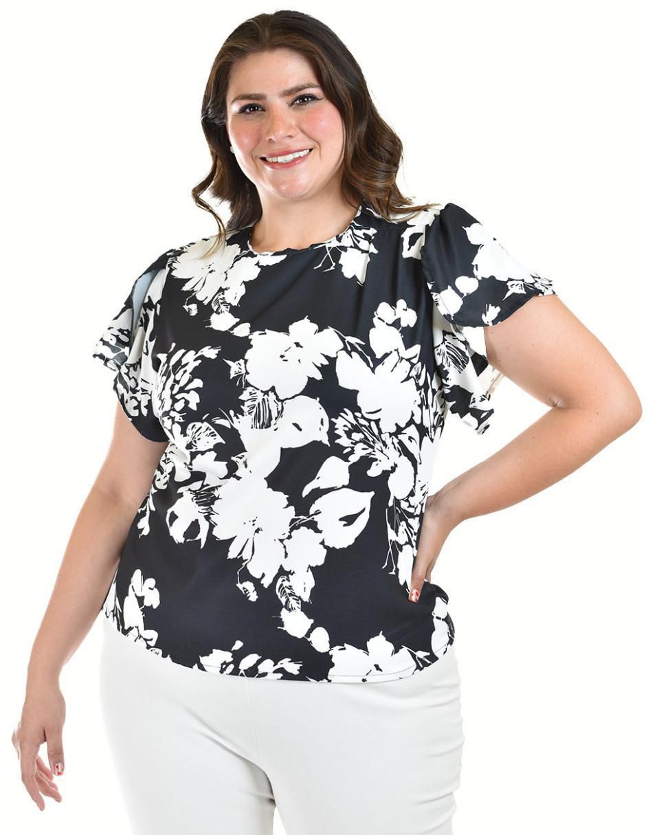 Blusa manga corta para mujer 11