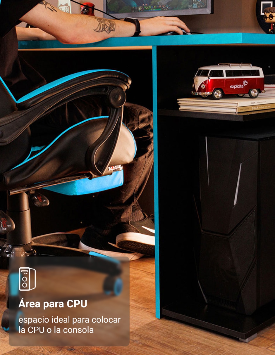 Escritorio armable gamer Madesa